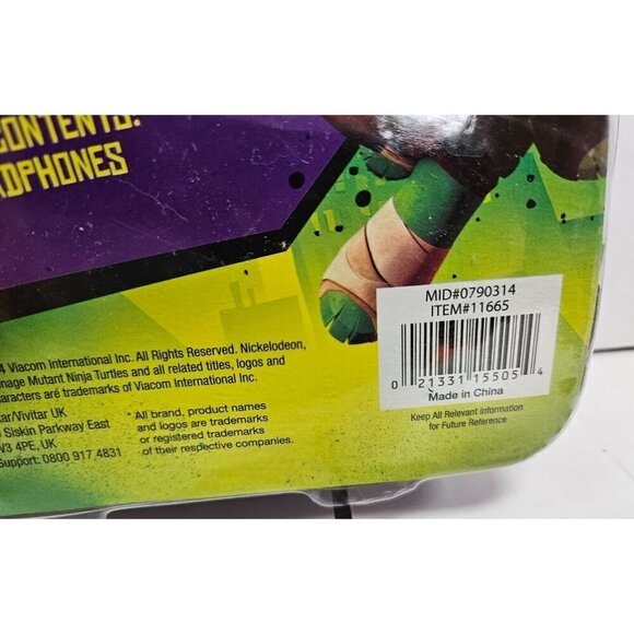 Teenage Mutant Ninja Turtles Headphones Wired 3.5mm Stereo,  Boys, Over The Ear - Picture 3 of 3